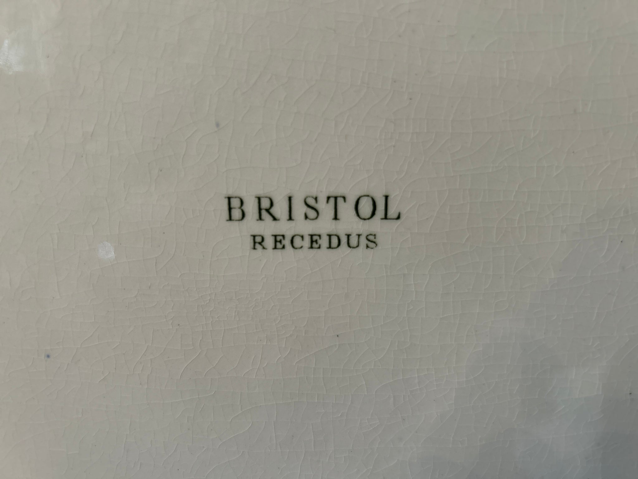 "Bristol Recedus" White Enamel Low-Level Cistern C.1920