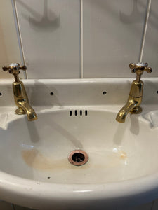 Compact Edwardian Cloakroom Basin C.1900