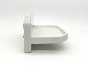 Art Deco Compact Porcelain Bathroom Shelf C.1920 - Ideal for a Shower Cubicle.