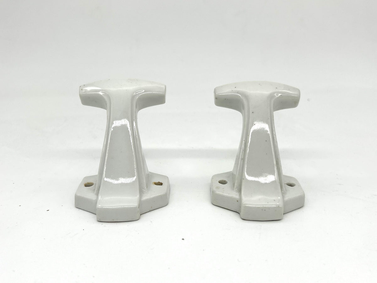 A Pair of Vintage Art Deco French Ceramic Robe Hooks C.1930 – stiffkey ...