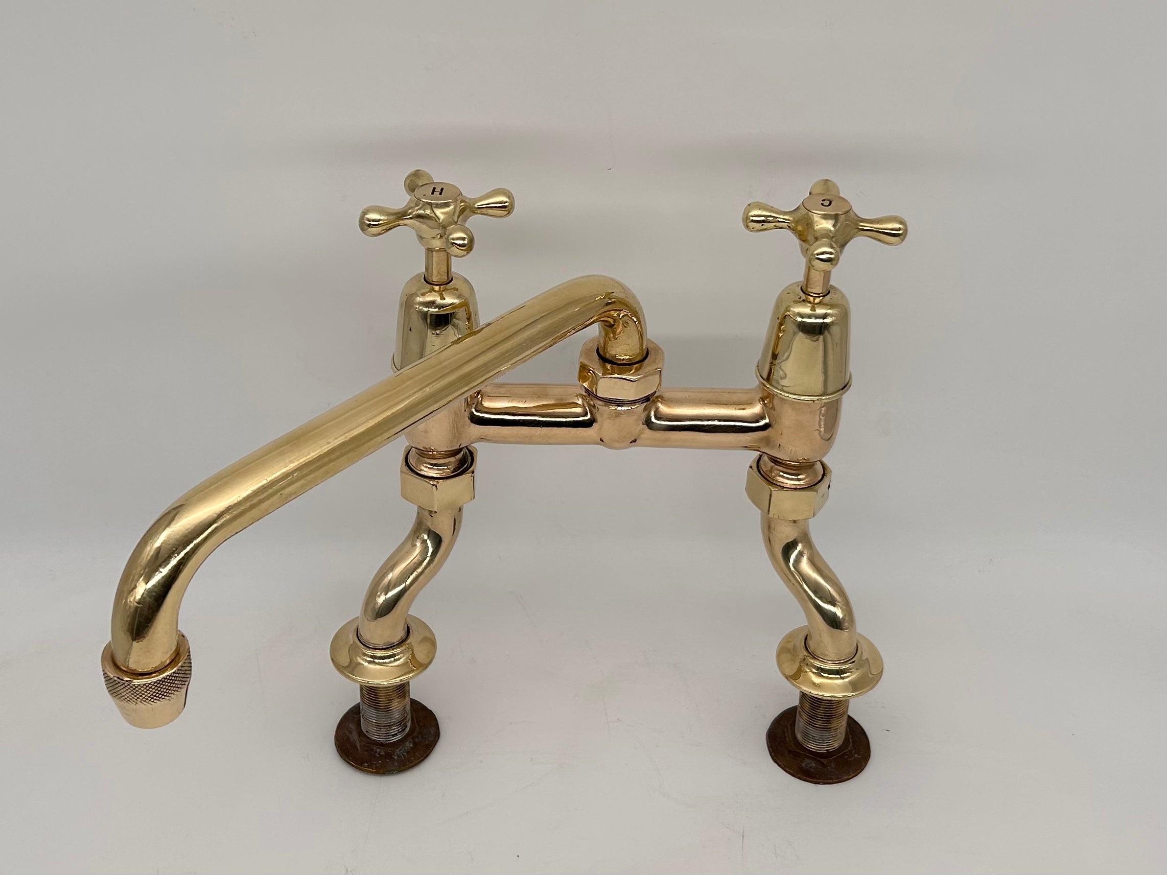 Rare Oversized Kitchen Sink Mixer Tap with Long Returnable Spout and 3/4