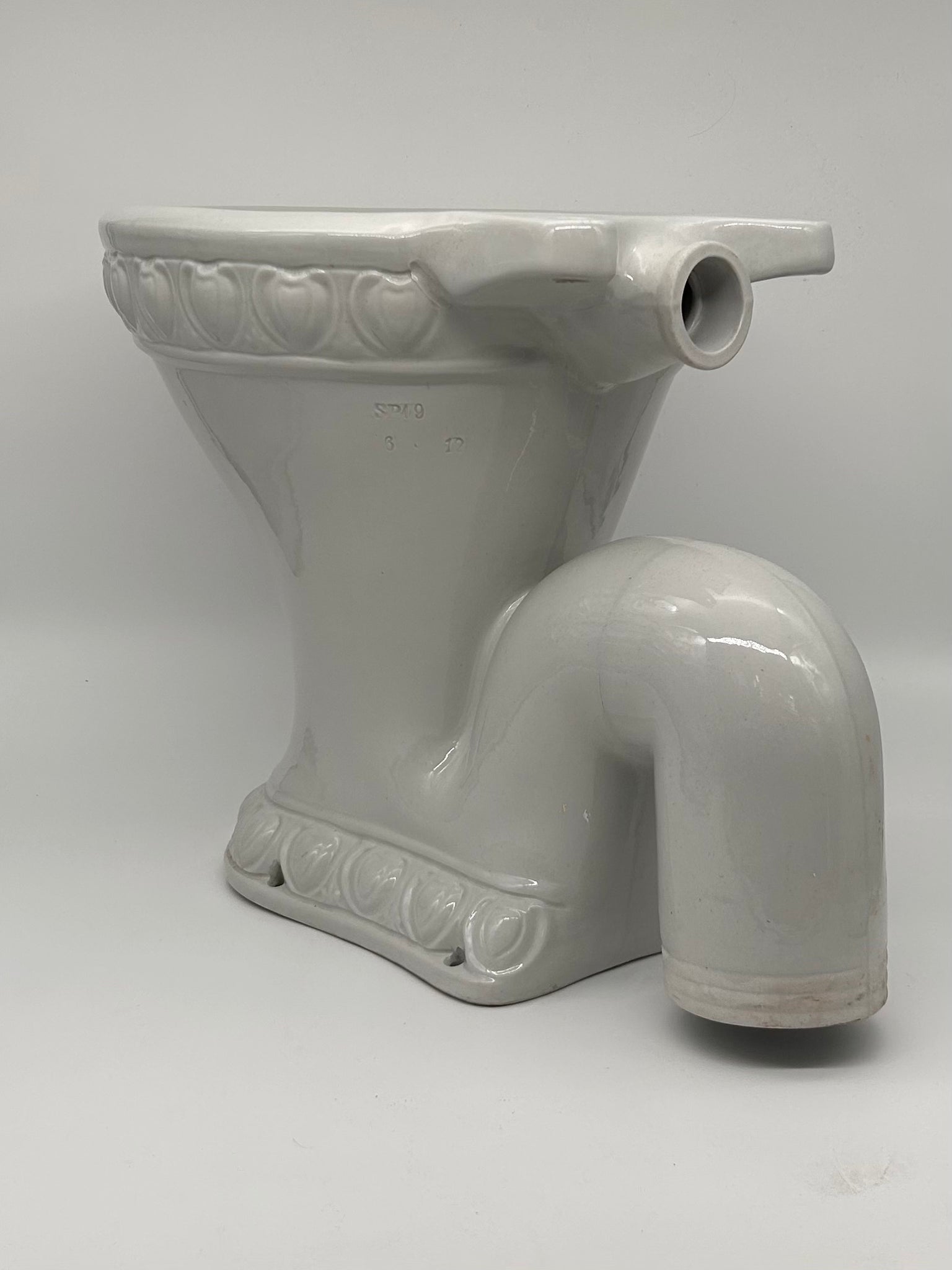 The "EXCELSIOR" WC Pan with Art Nouveau Shields C.1900