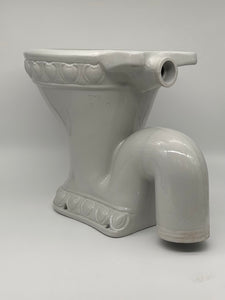 The "EXCELSIOR" WC Pan with Art Nouveau Shields C.1900