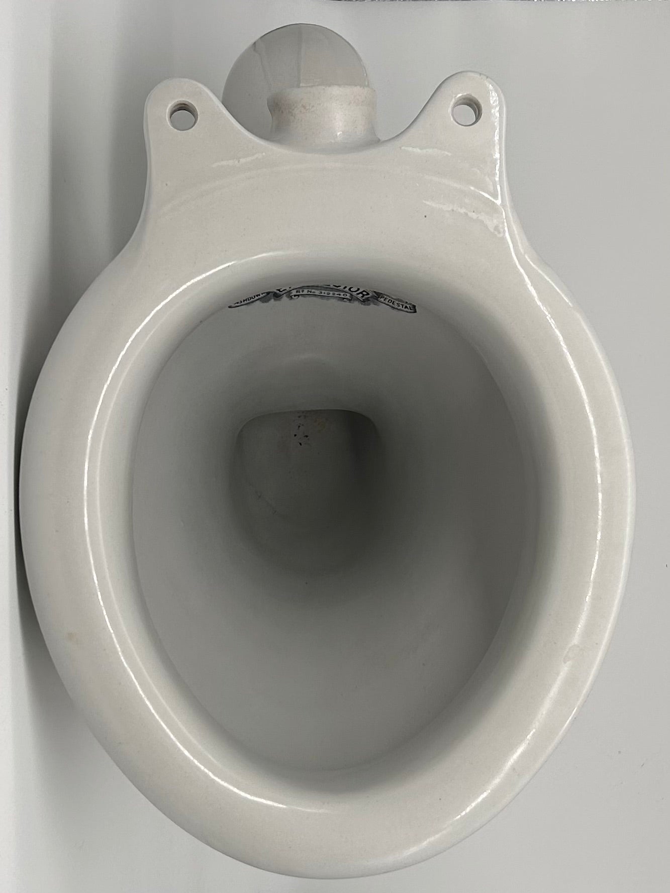 The "EXCELSIOR" WC Pan with Art Nouveau Shields C.1900