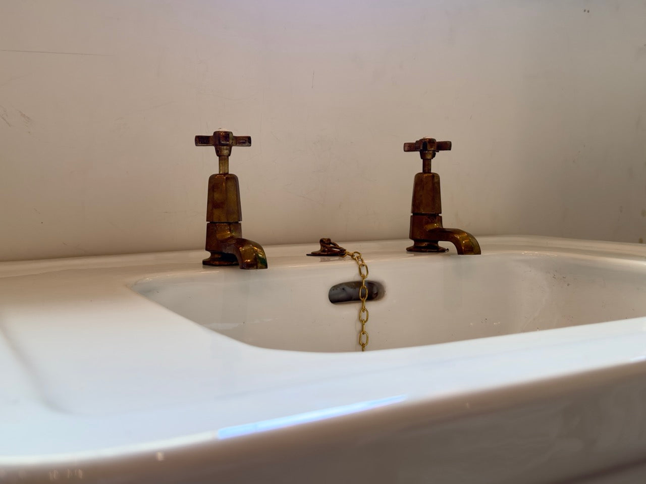 Art Deco Basin and Pedestal by J. Delafon, Paris C.1930