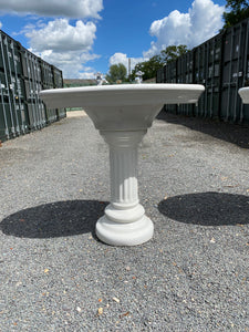 A Pair of  Oval Jacob Delafon Basins with Fluted Pedestals C.1900