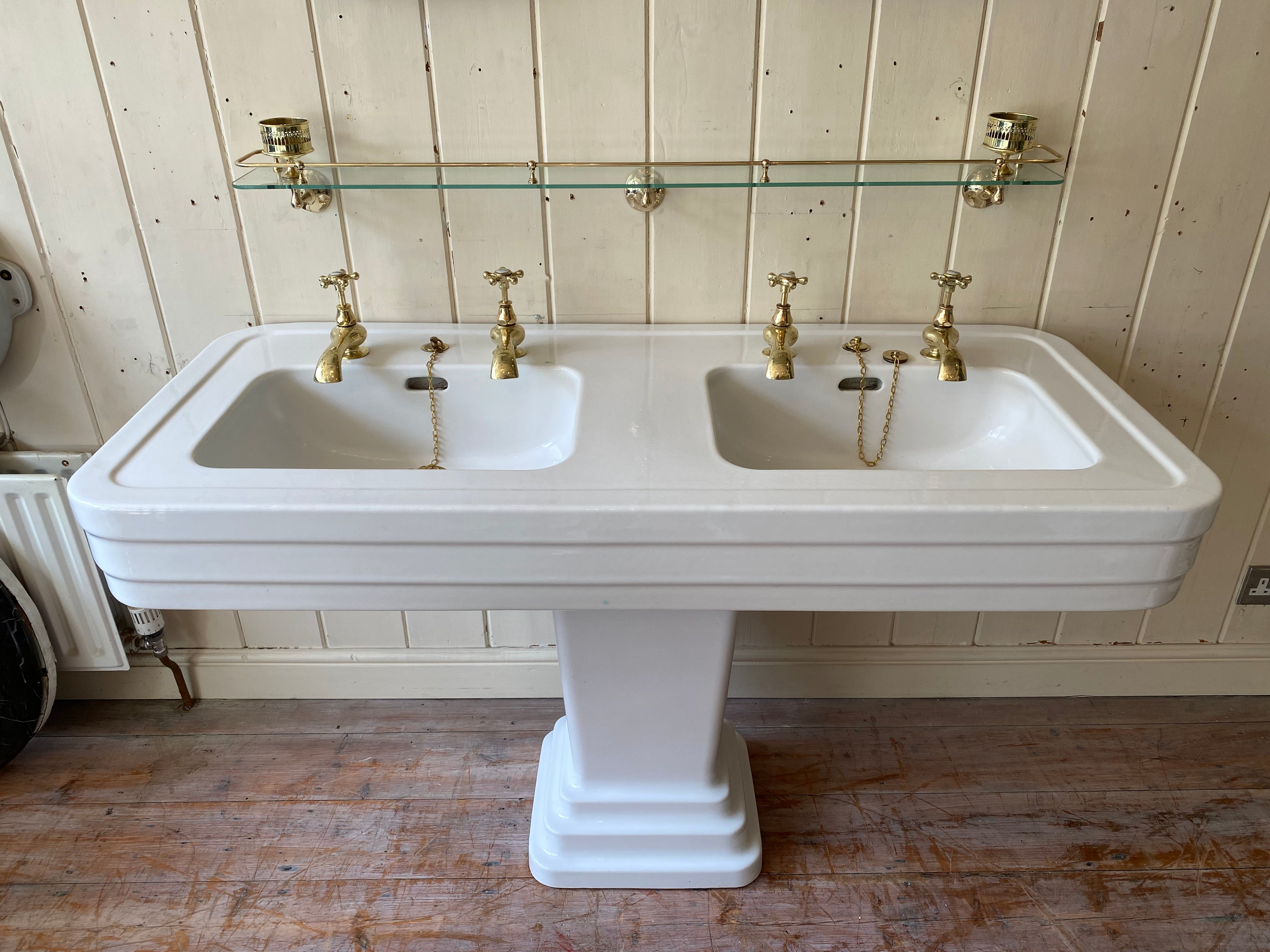 Art Deco Double Basin by Jacob Delafon C.1930