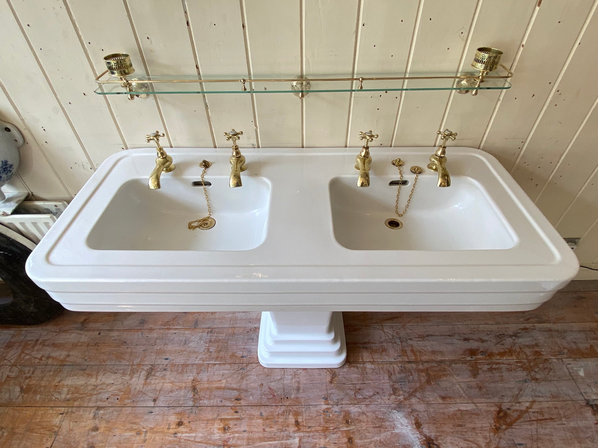 Art Deco Double Basin by Jacob Delafon C.1930