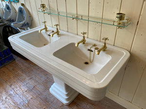 Art Deco Double Basin by Jacob Delafon C.1930