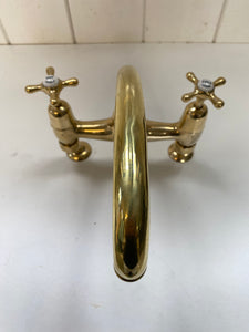 Bi-Flo Kitchen Mixer by Knowles of London C.1930 in Unsealed Polished Brass finish