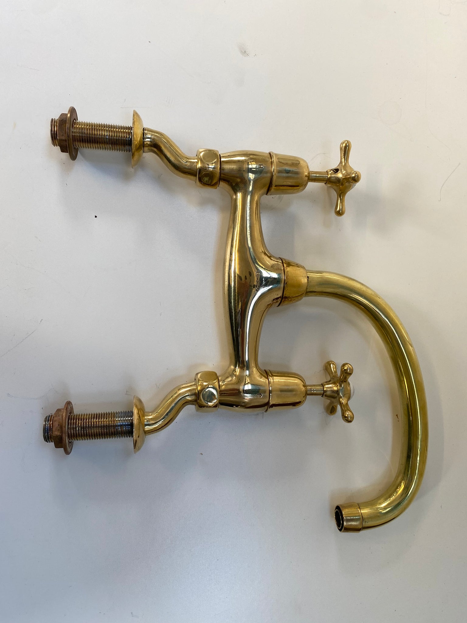 Bi-Flo Kitchen Mixer by Knowles of London C.1930 in Unsealed Polished Brass finish