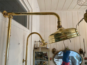 Vintage "Wishbone" Shower Mixer Tap with Riser Pipe, Shower Arm and Adjustable Shower Rose C.1930