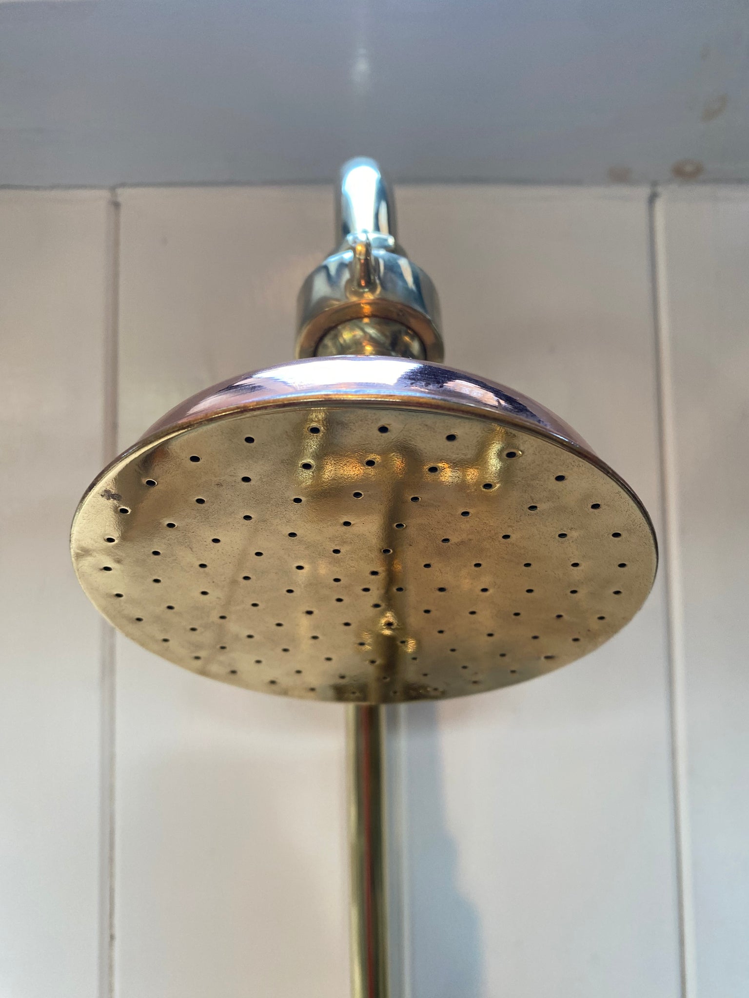 American Wall-Fixing Brass and Copper Shower by "Standard" C.1920