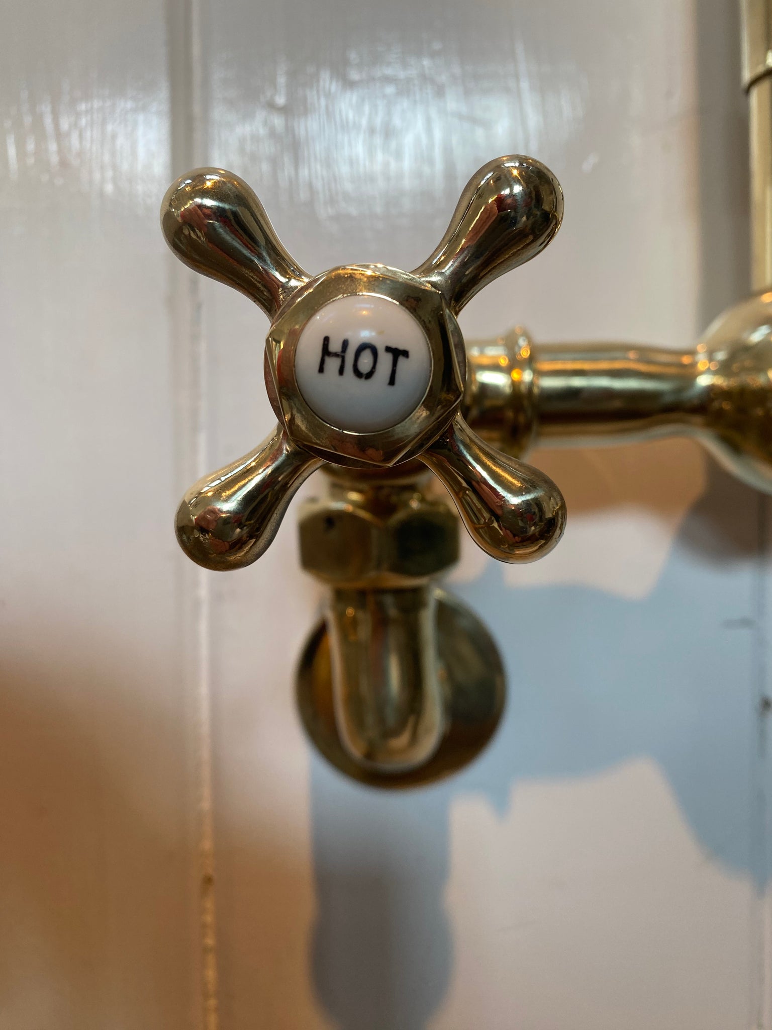 American Wall-Fixing Brass and Copper Shower by "Standard" C.1920