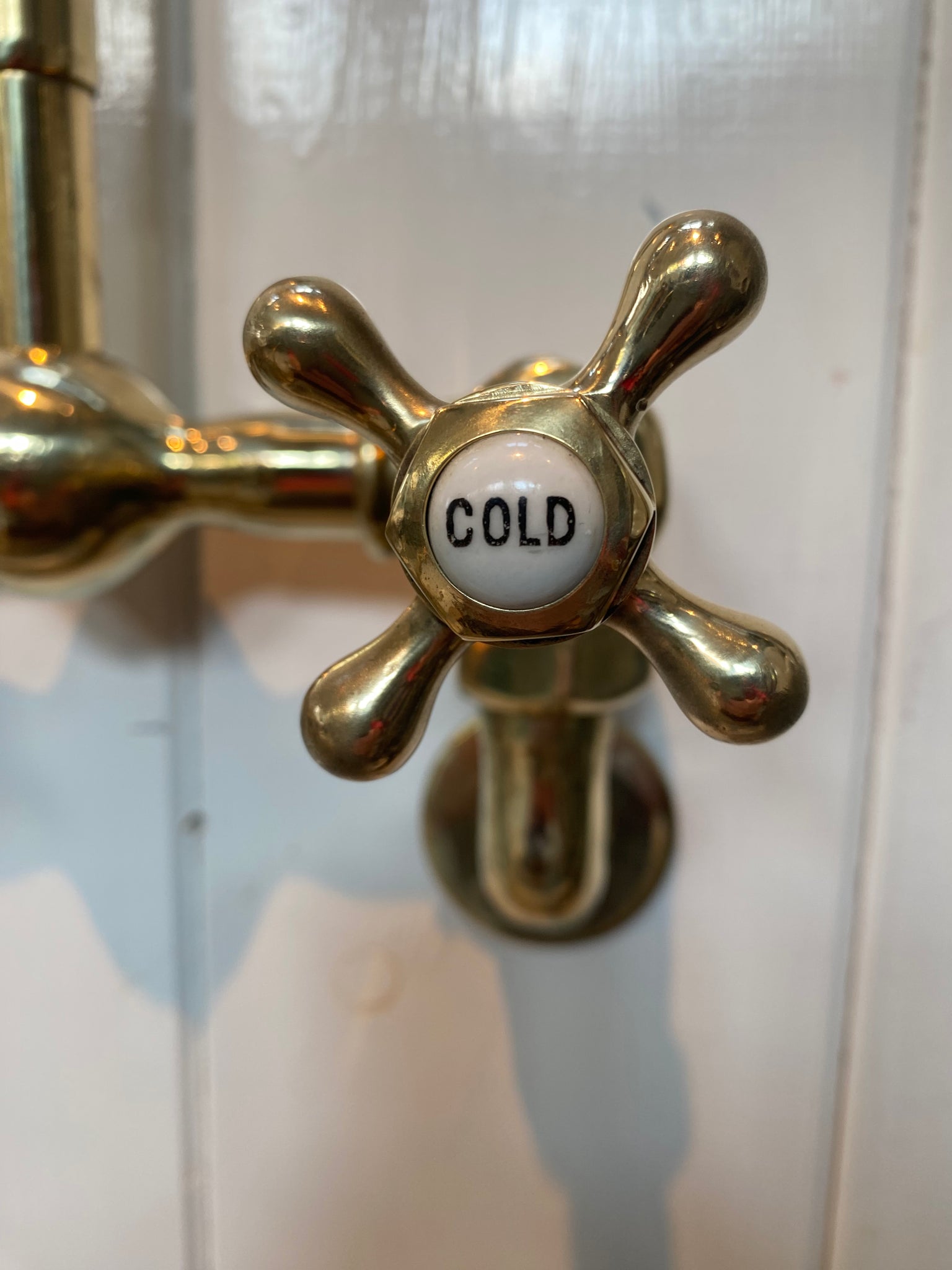 American Wall-Fixing Brass and Copper Shower by "Standard" C.1920