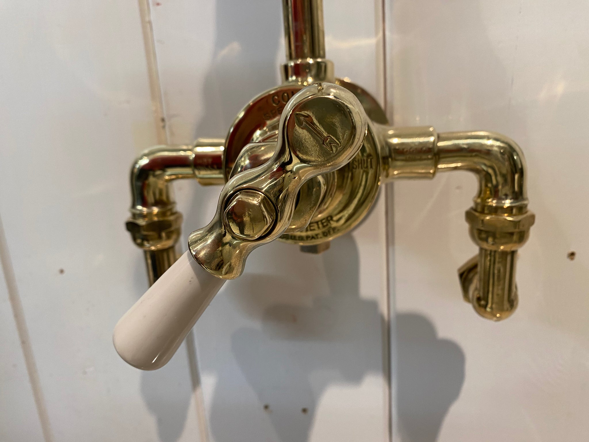 The "MIXOMETER" Wall-Fixing Shower by SPEAKMAN of Washington USA C.1920 with Adjustable Shower Rose