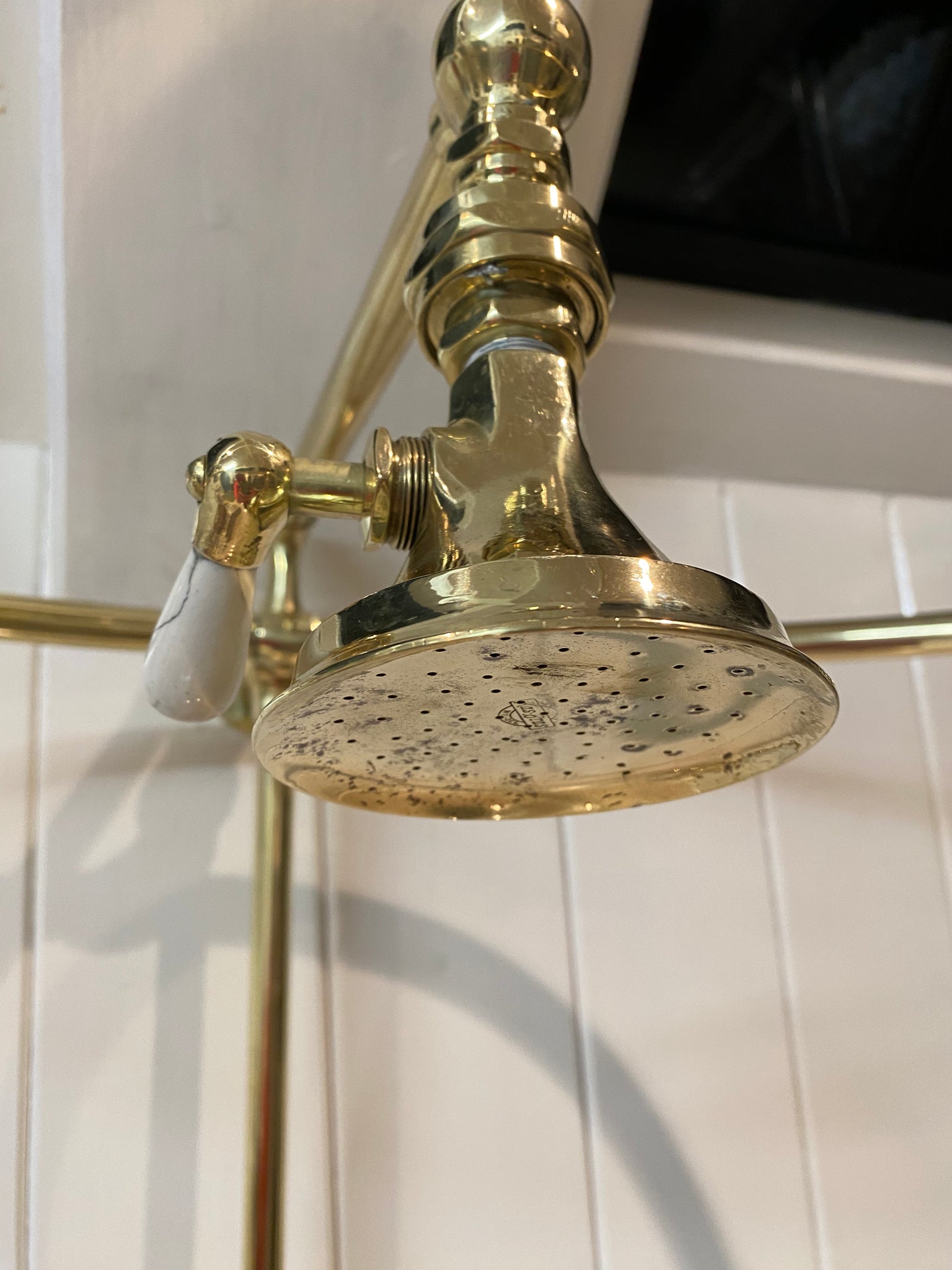 The "MIXOMETER" Wall-Fixing Shower by SPEAKMAN of Washington USA C.1920 with Adjustable Shower Rose