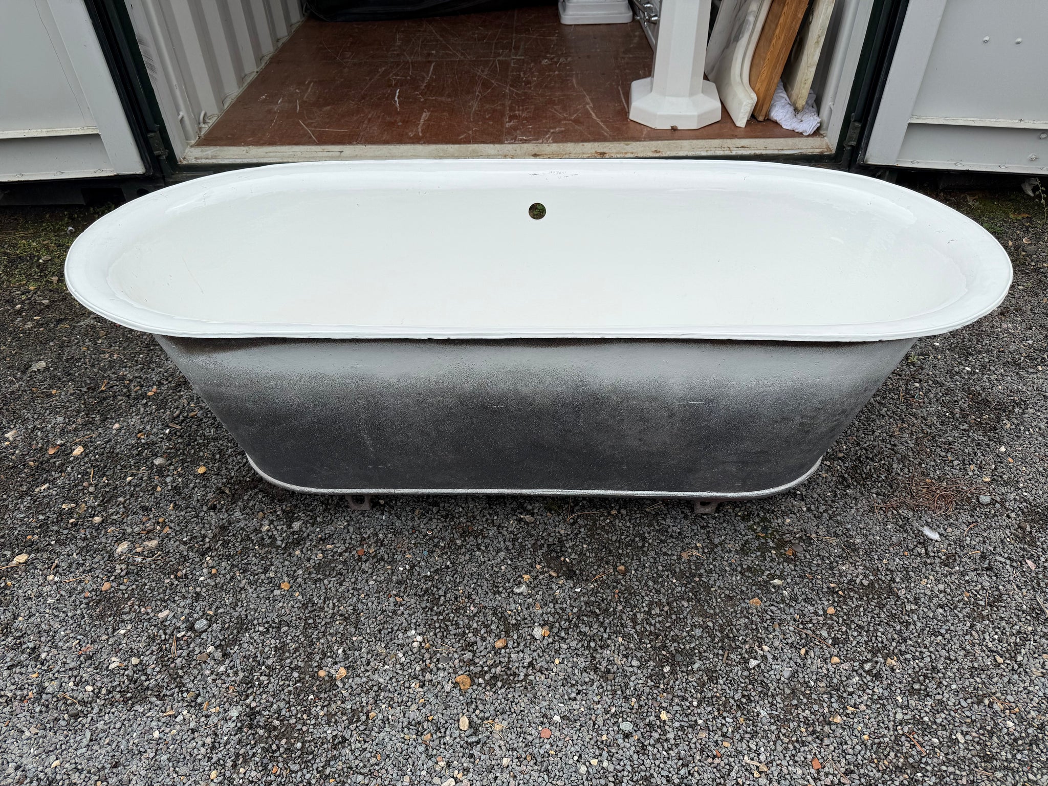 Rare Cast Iron A1 Rogeat et Cie Bath A Lyon C.1900