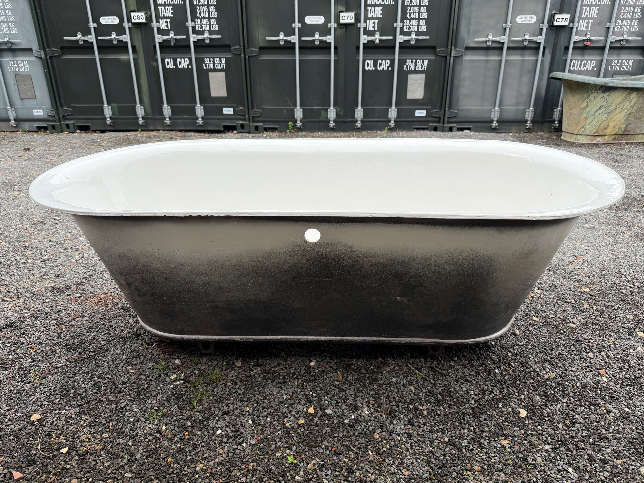 Rare Cast Iron A1 Rogeat et Cie Bath A Lyon C.1900