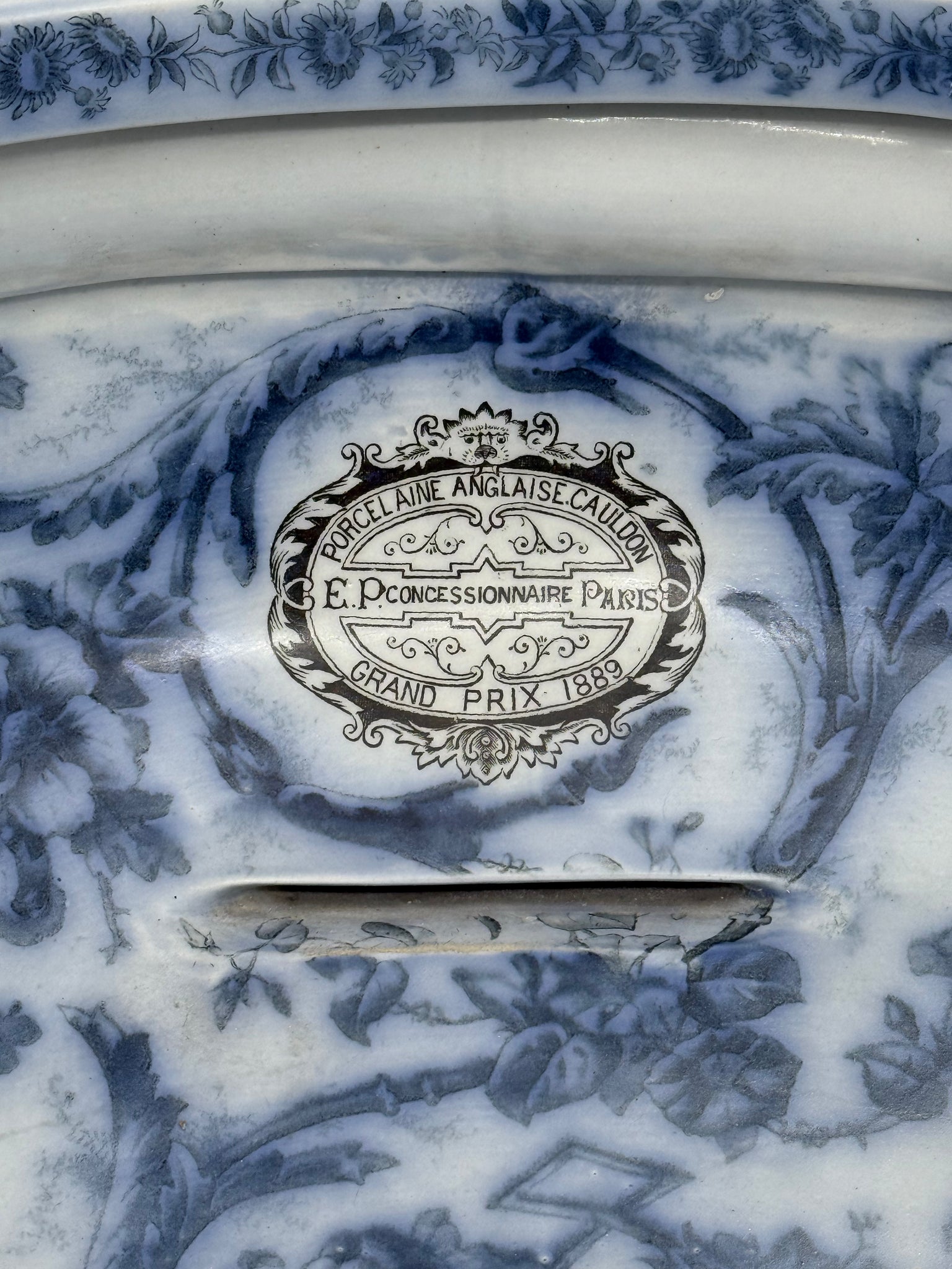 Vintage French "LE PHENIX" Washout Closet by Porcher, Paris C.1889